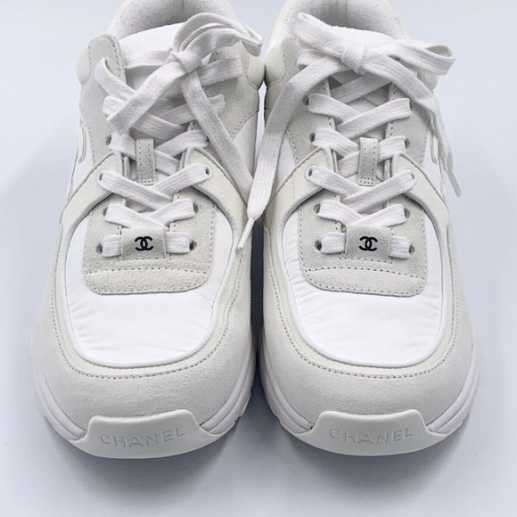 Authentic Chanel Reflective CC Logo Sneaker 39 - Picture 3 of 5